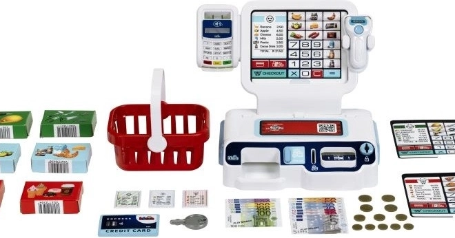 Cassa self-service per bambini con app e accessori