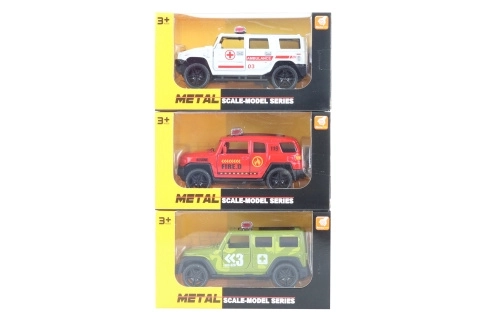 Auto in metallo con suoni e luci
