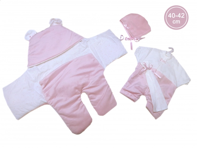 Vestito Per Bambola Neonato New Born Llorens 40-42 Cm