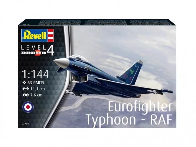 Modello in plastica Eurofighter Typhoon RAF 1/144