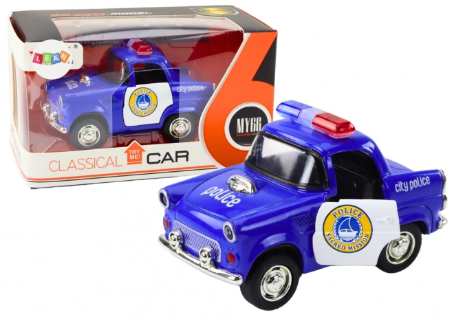 Auto Polizia Classico 1:38 con Luci e Suoni Blu