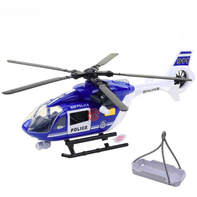 Elicottero della Polizia con Luci e Suoni