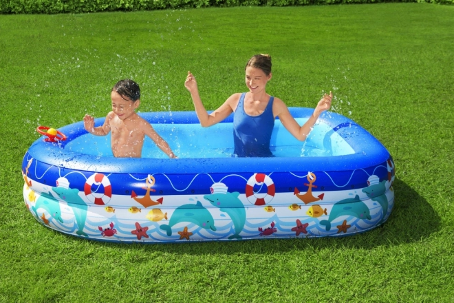 Piscina Bestway Sea Captain con tettoia e volante