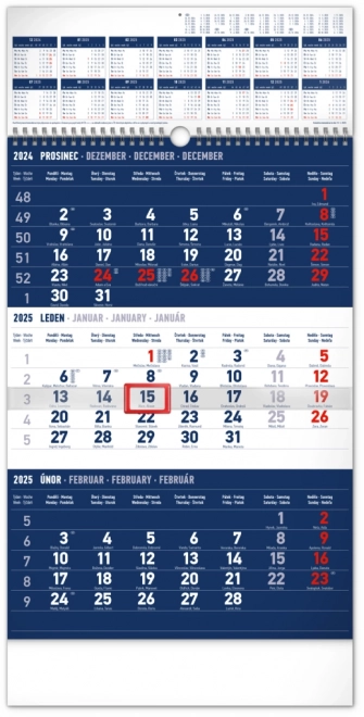 Calendario da parete Notique 2025