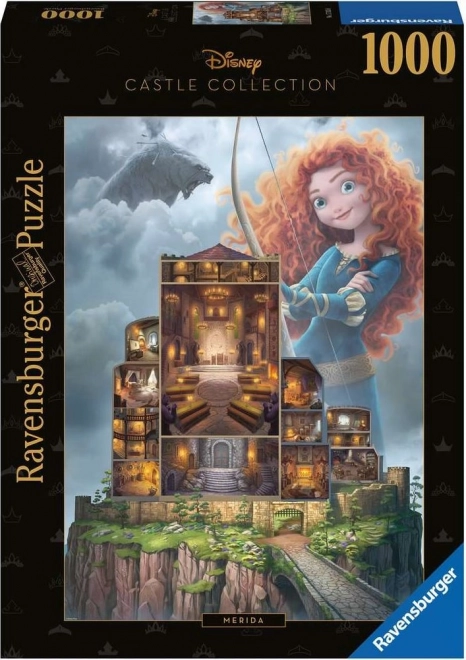 Puzzle Disney Castelli Merida 1000 Pezzi