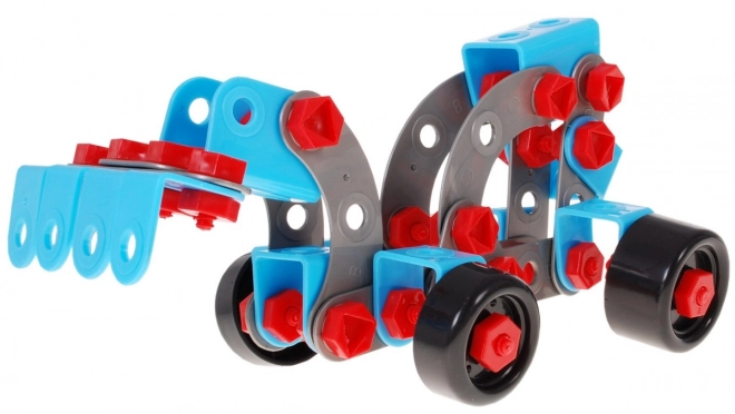 Set di costruzioni per bambini 6+ con trapano elettrico e strumenti per costruire 10 modelli