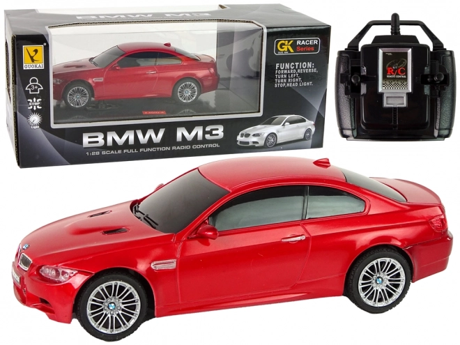 Auto radiocomandata BMW M3 con luci rosso