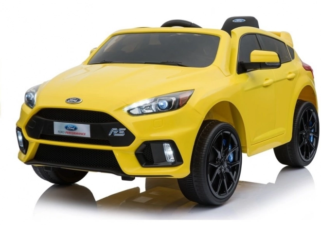 Auto elettrico bambini Ford Focus RS giallo