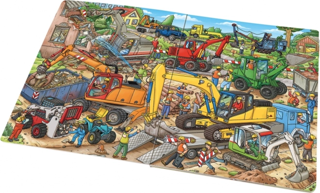 Illustrazioni enormi e dettagliate del cantiere