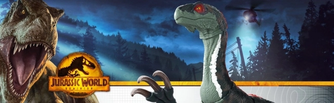 Figura Jurassic World Therozinosauro Attacco con Suono