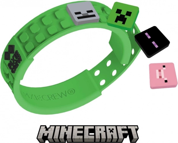 Braccialetto regolabile verde Pixie Crew & Minecraft