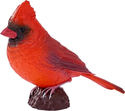 Mojo cardinale rosso – figurina realistica di uccello