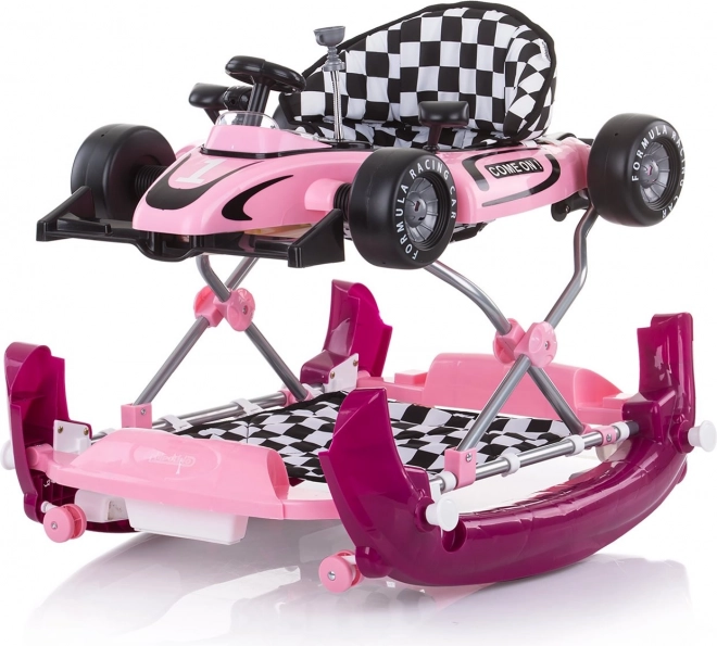 Chodino interattivo Car Racer 4 in 1 Rosa