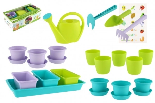 Set da giardino per bambini con vasi