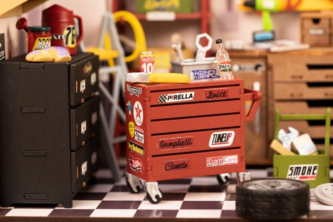 Miniatura del garage Robotime