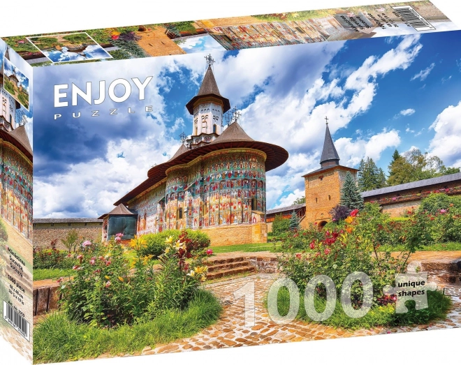 Enjoy puzzle Klášter Sucevita 1000 pezzi