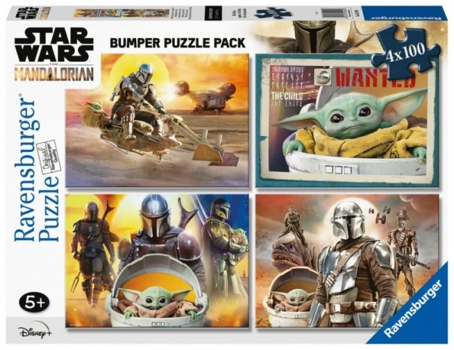 Puzzle Star Wars: Mandalorian 4x100 pezzi