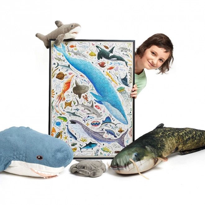 Puzzle Puzzlove Pesci e animali acquatici 500 pezzi