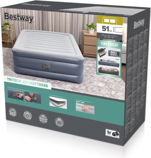 Materasso gonfiabile Bestway 203 x 152 x 51 cm