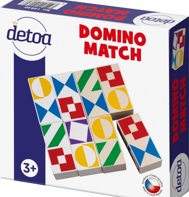 Gioco da tavolo Domino Match in legno nella scatolina