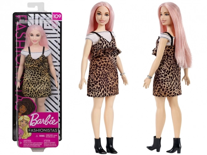 Barbie Fashionistas Vestito Leopardo