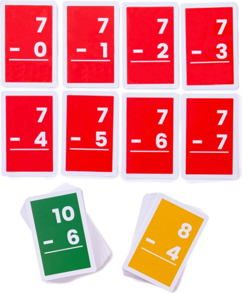 Bigjigs Toys Carte di Sottrazione 1-10