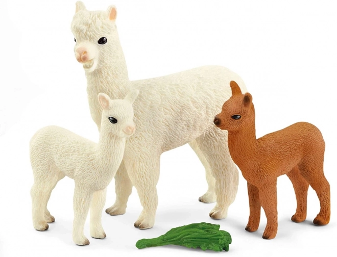 Famiglia di Alpaca Schleich Wild Life