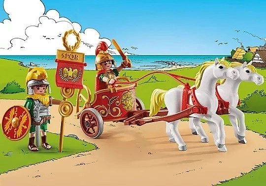 Set Playmobil Asterix: Carro Romano di Bruto