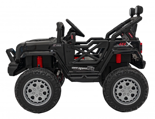 Auto elettrico per bambini fuoristrada nero