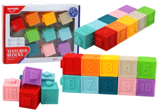 Puzzle Educative per Bambini Blocchi Forme Numeri