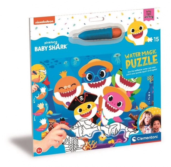 Puzzle Magico ad Acqua Baby Shark Clementoni