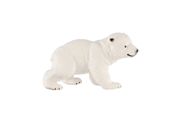 Cucciolo di Orso Polare di Plastica 6cm in Sacchetto