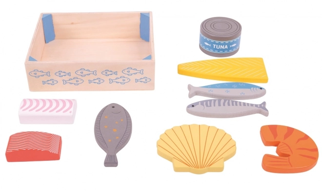 Delizie di mare in legno Bigjigs Toys