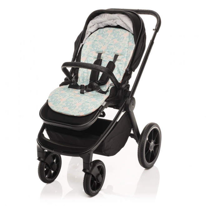 Cuscino da Passeggino in Memory Foam Comfort, Jungle Rosa