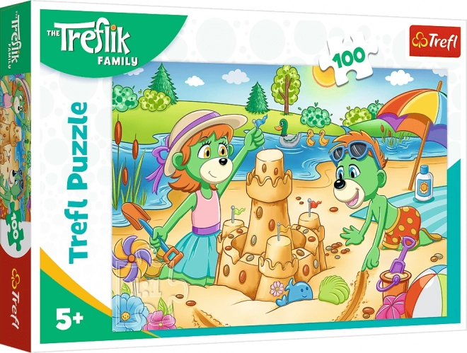 Puzzle Treflíci: Il Giorno di Treflík 100 Pezzi