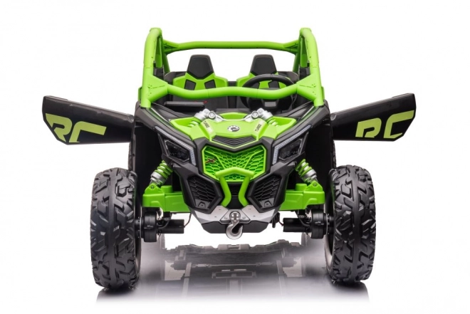 Auto a batteria Buggy Can-am RS verde 4x4