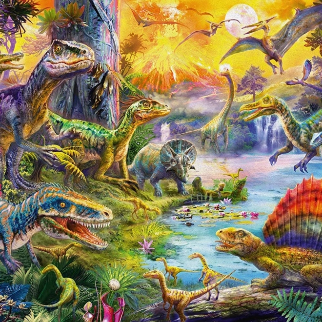 Bella illustrazione di dinosauri