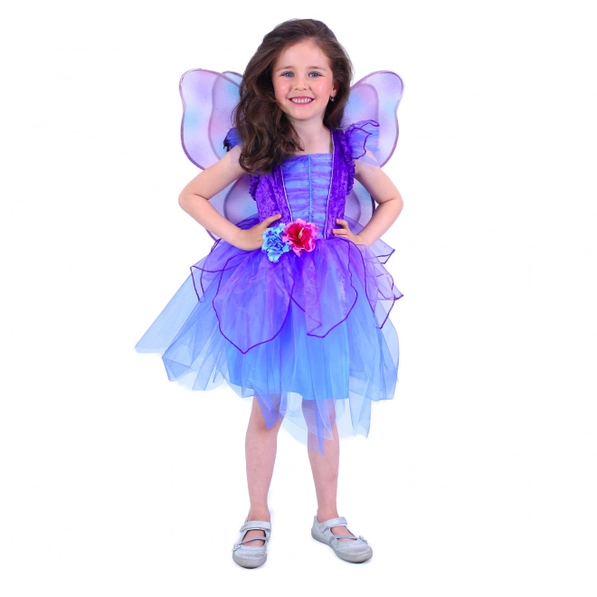 Costume Bambina Fata Viola con Ali