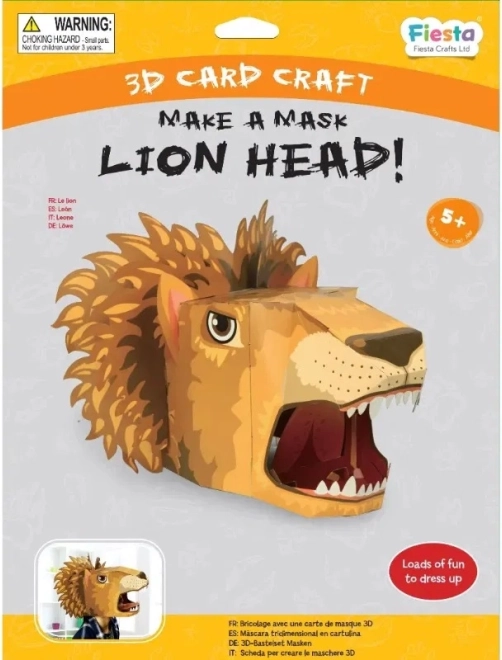 Fiesta Crafts set creativo maschera 3D Leone