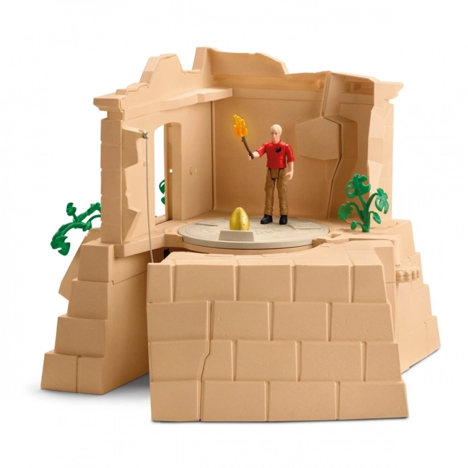 Set di figurine avventura nel tempio dei dinosauri