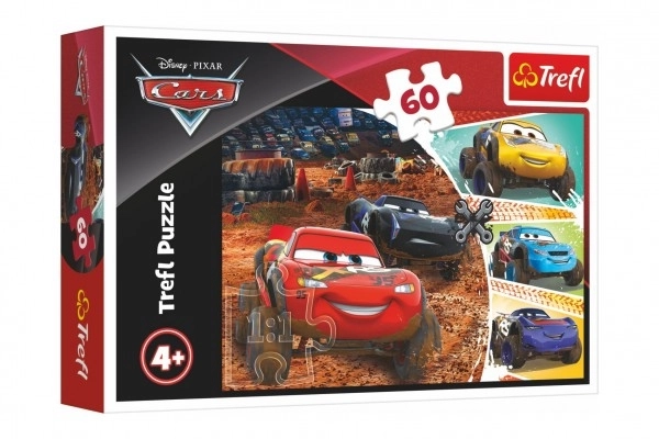 Puzzle 60 pezzi - Cars 3, Saetta McQueen e amici