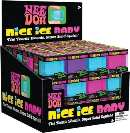Schylling NeeDoh cubo comprimibile Teenie Nice Ice Baby