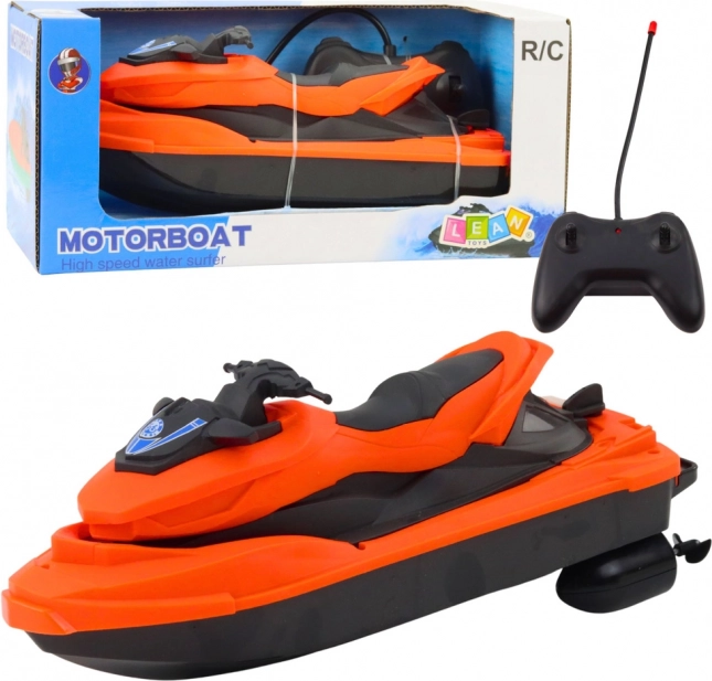 Moto d'acqua RC da corsa 1:42 arancione