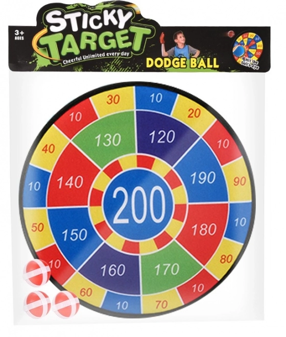 Bersaglio sicuro per lanci con palline in velcro 28 cm