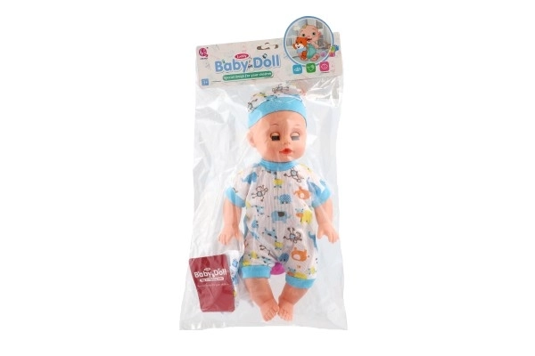 Bambola Bambina Baby 32cm Beve e Piange con Accessori