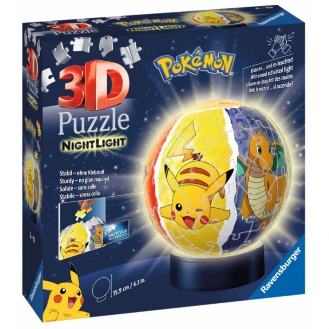 Puzzle 3D Sfera Luminosa Pokémon