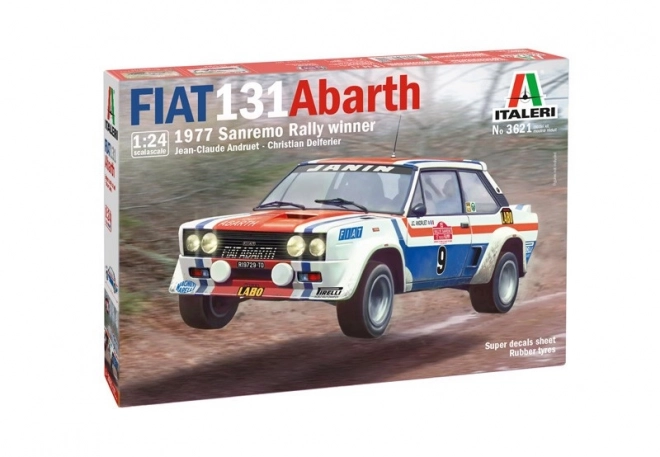 Modello in scala Fiat 131 Abarth San Remo 1977