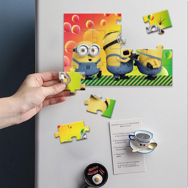 Puzzle magnetico Minions: Amici 16 pezzi