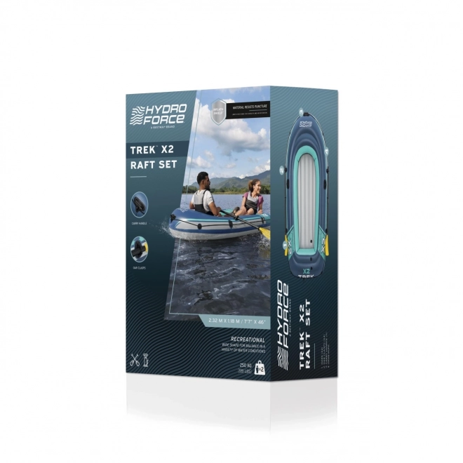 Ponton gonfiabile TREK X2 con accessori