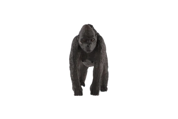 Gorilla Di Montagna Con Cucciolo in Plastica 9cm in Sacchetto